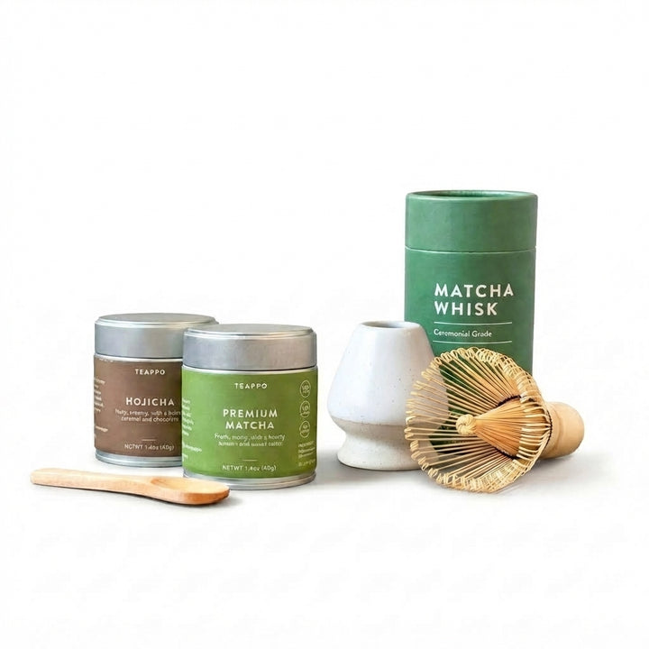 Teappo Organic Matcha & Hojicha Set