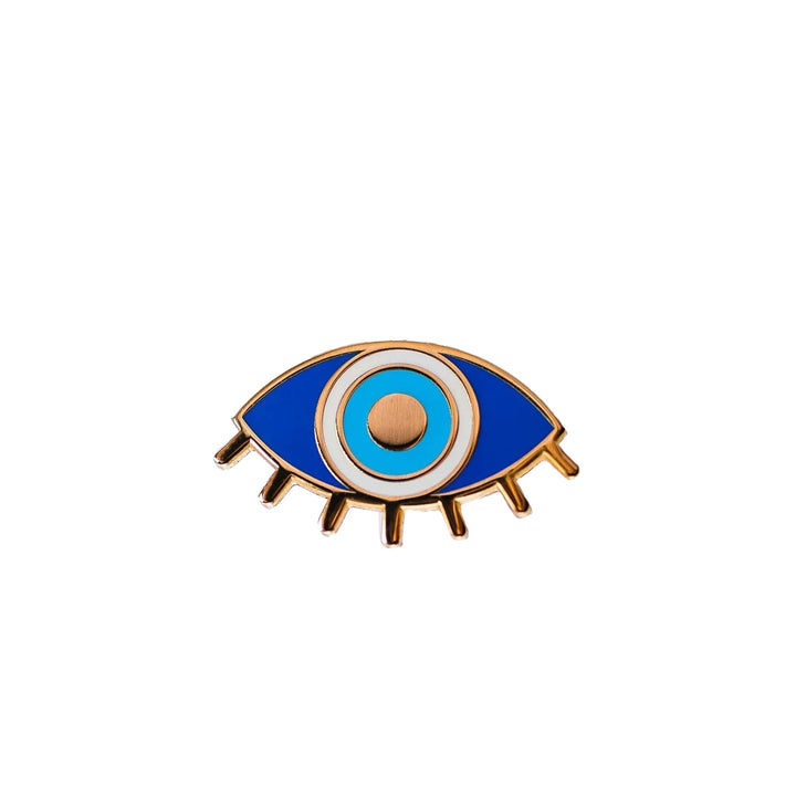 Brylliant Design Evil Eye Enamel Pin