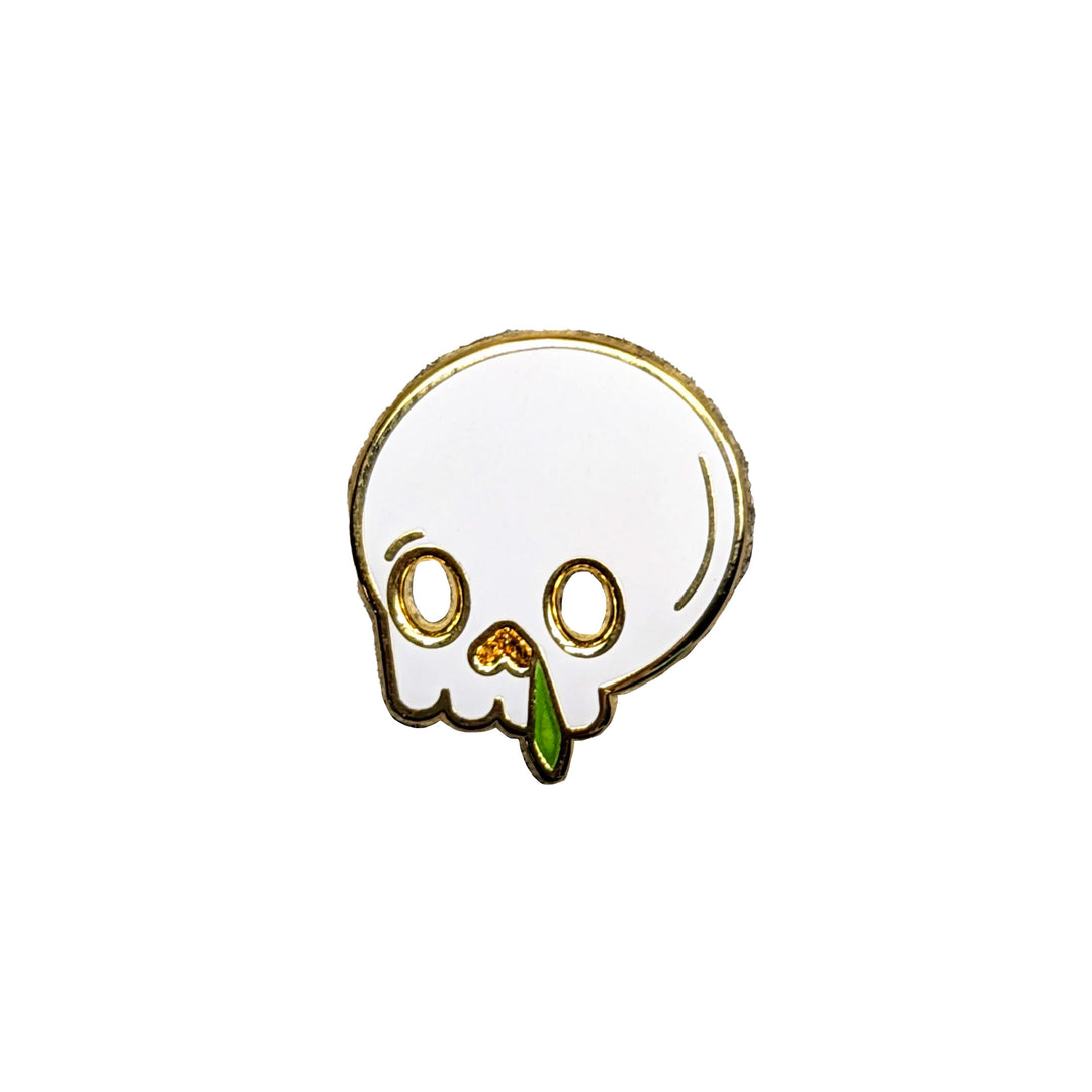 Brylliant Design Snotty Skull Enamel Mini Pin