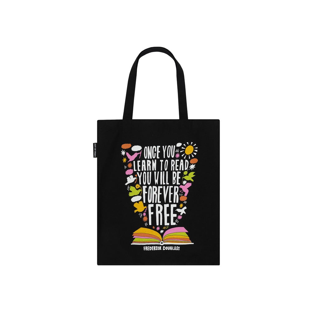 Black Worldschoolers Mobile Bookstore: Frederick Douglas Tote Bag