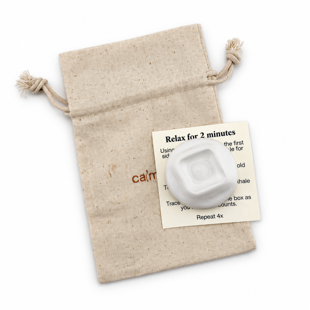 Calmware Box Breathing Tile for Stress Relief, Grounding, & Focus