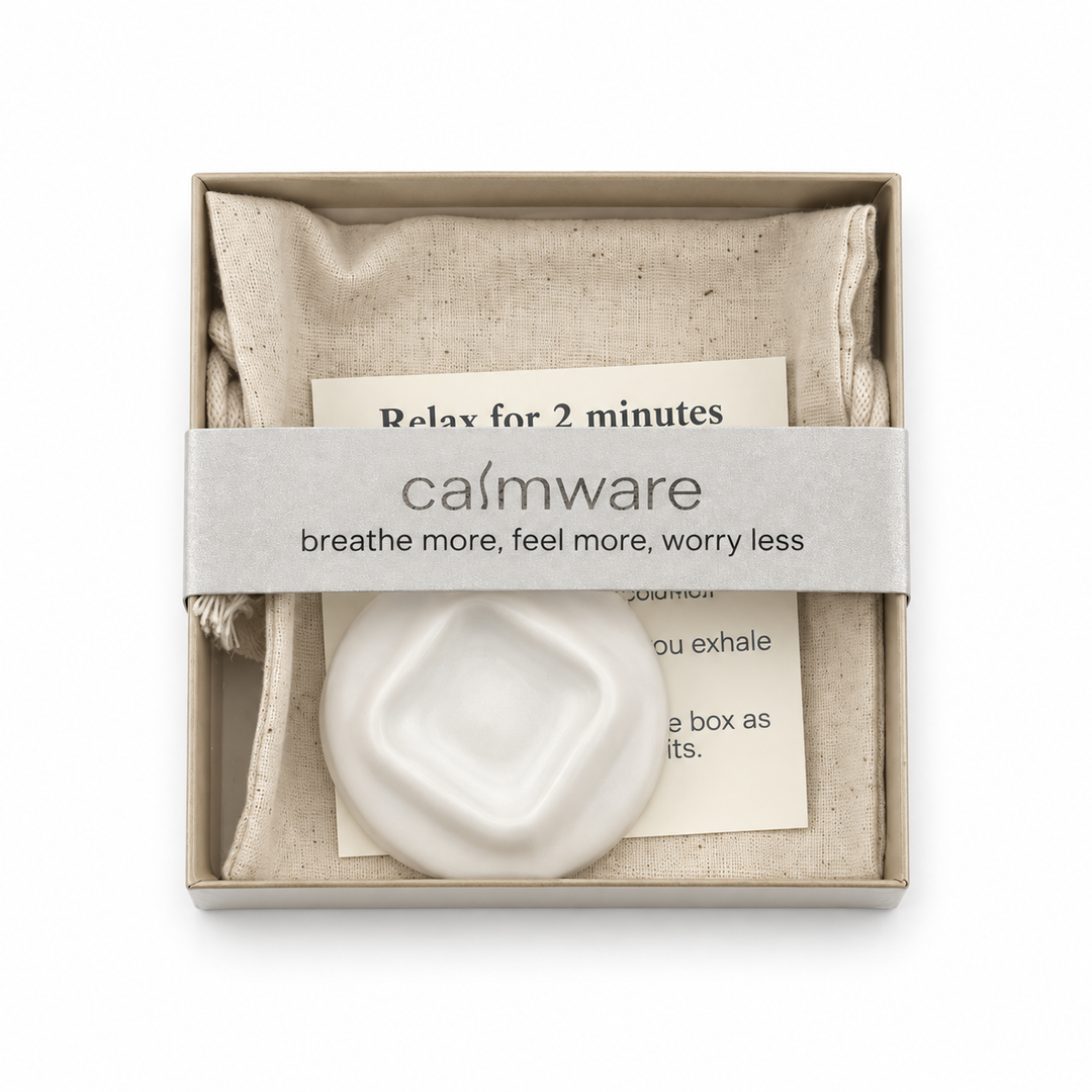 Calmware Box Breathing Tile for Stress Relief, Grounding, & Focus