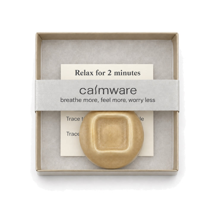 Calmware Box Breathing Keychain for Portable Grounding & Stress Relief