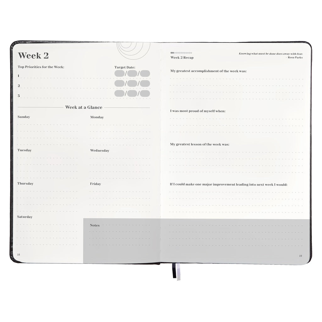 The One Day Co.: Goal Getter Gray Planner