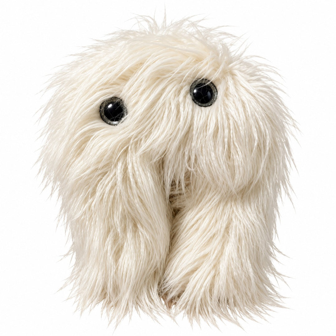 DJ+FRIENDS Mongolian Fur White U-Shaped Stuffie