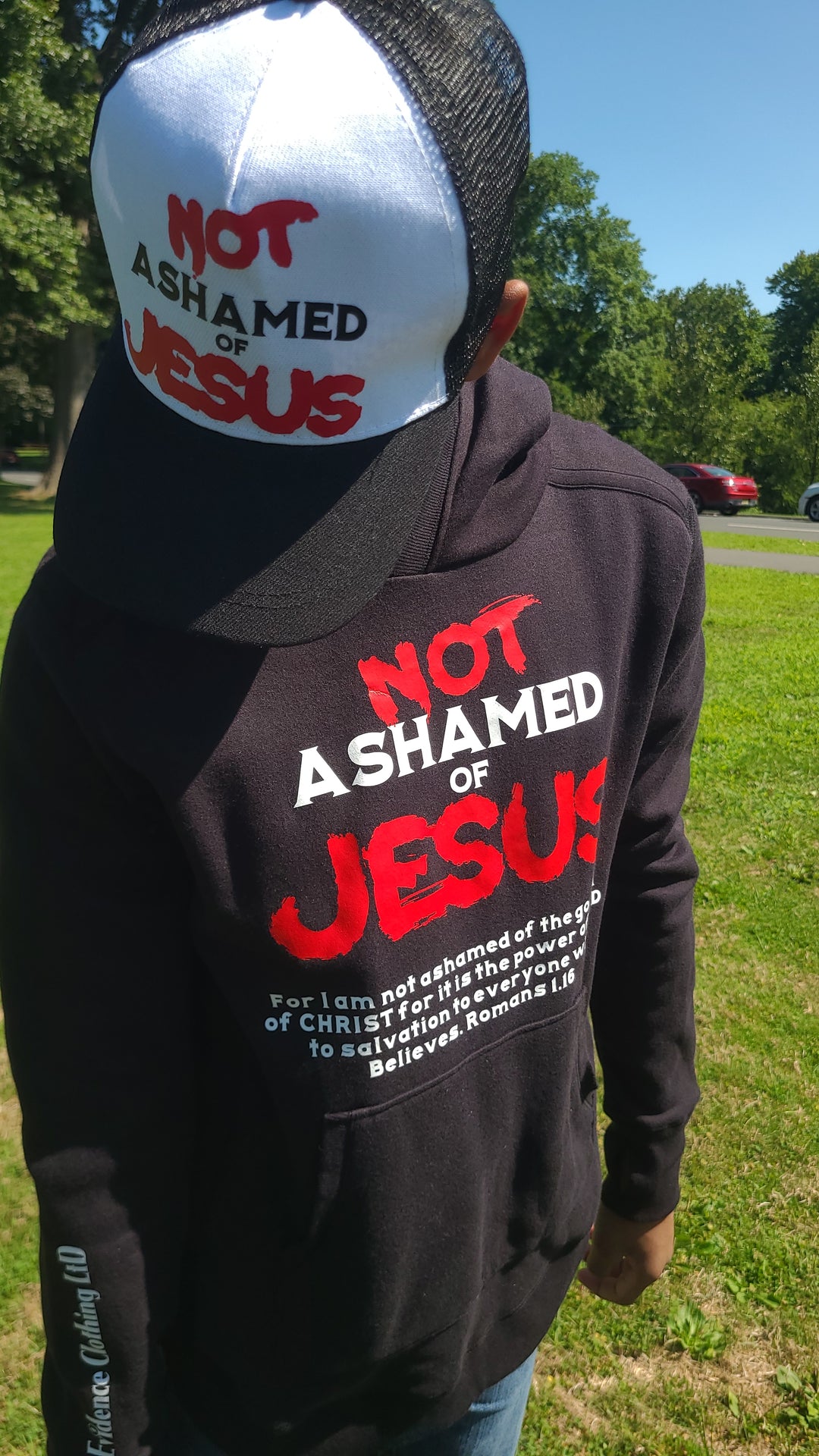 EVIDENCE CLOTHING NOT ASHAMED