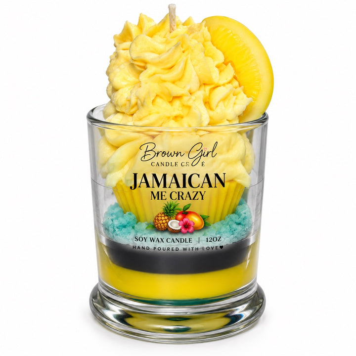 Brown Girl Candle Cafe Jamaican Me Crazy Dessert Candle