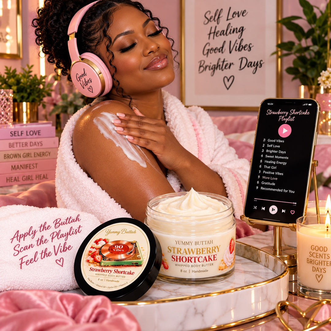 Brown Girl Candle Cafe BGCC Yummy Buttah — Strawberry Shortcake