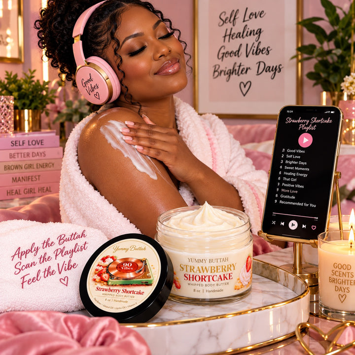 Brown Girl Candle Cafe BGCC Yummy Buttah — Strawberry Shortcake