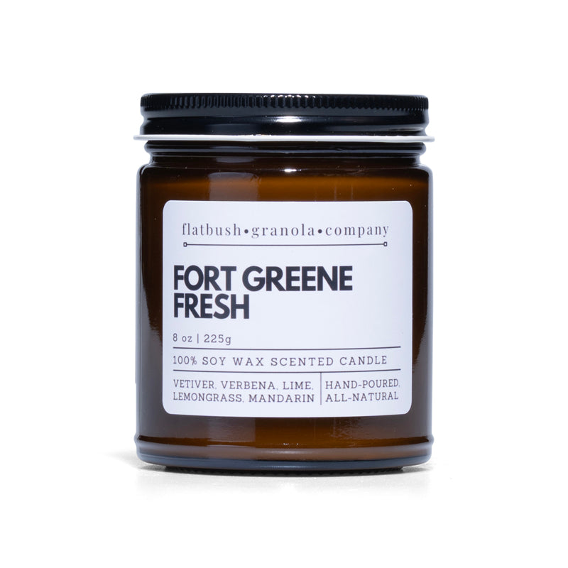 Flatbush Granola Company Fort Greene Fresh 100% Soy Wax Candle
