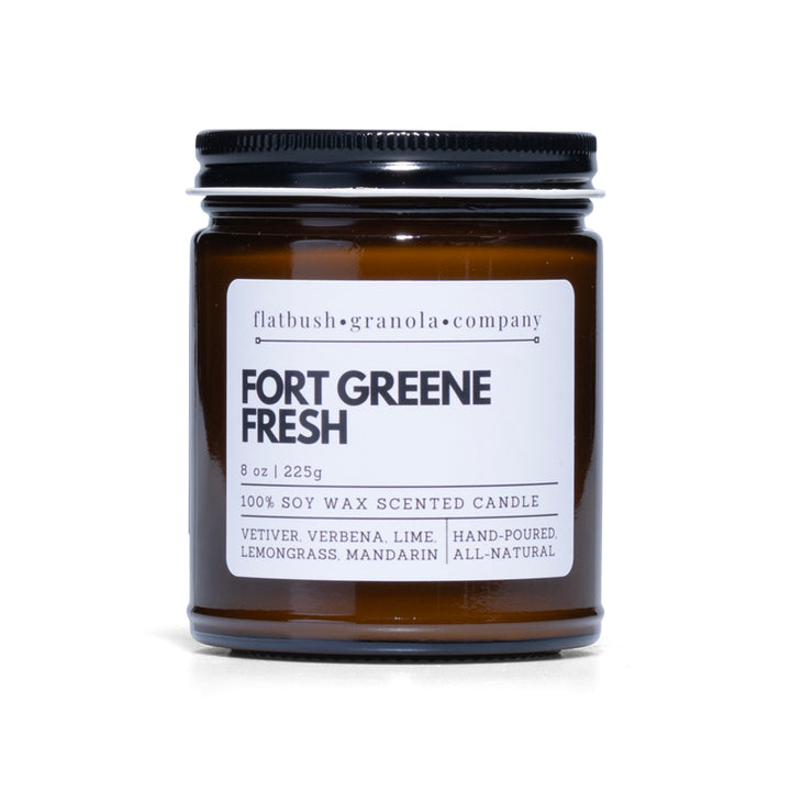 Flatbush Granola Company Fort Greene Fresh 100% Soy Wax Candle