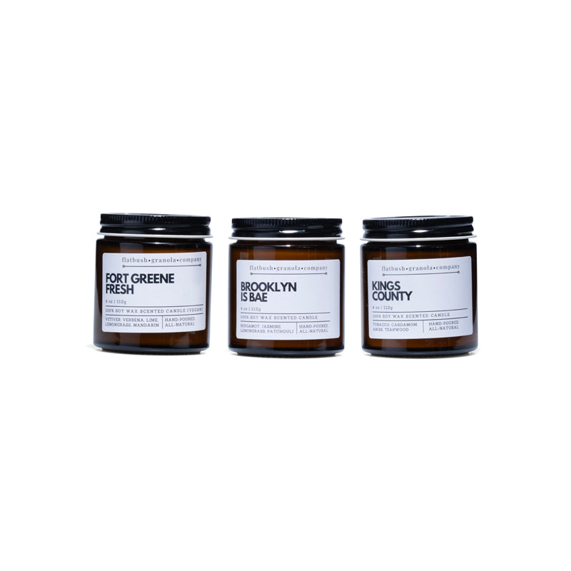 Flatbush Granola Company Brooklyn Core Candle Gift Set
