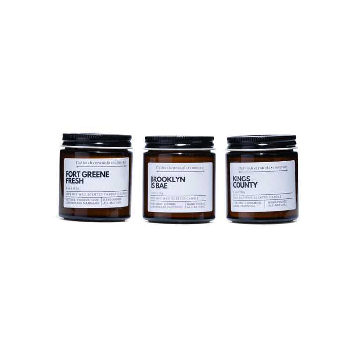 Flatbush Granola Company Brooklyn Core Candle Gift Set