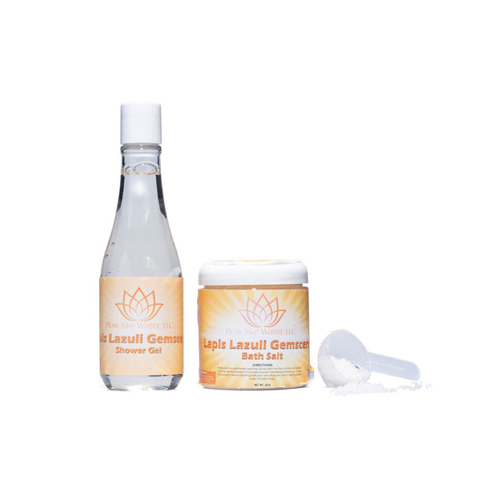 Flow Like Water, Gemscent Lapis Lazuli Bath Set