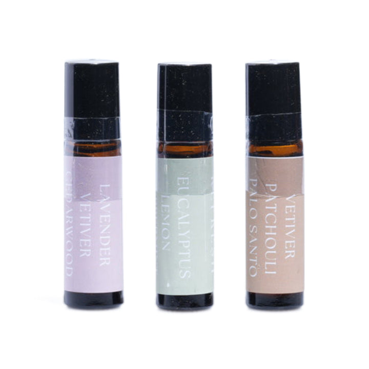 FastingHouse Naturals Centered Self Set – Grounded, Refresh & Restore Rollerball Trio for Mindful Balance