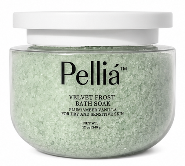 Pelliá Velvet Frost Aromatherapy Bath Soak