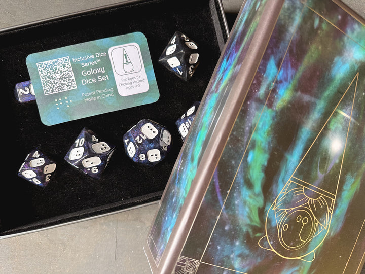 Inclusive Imagination Galaxy Dice Set