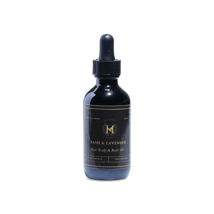 Holistic Haven Essentials LLC Basil - Lavender Herbal Infused Body Oil