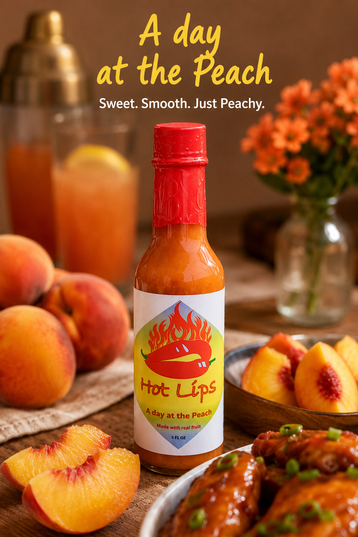 Hot Lips A Day at the Peach Hot Sauce