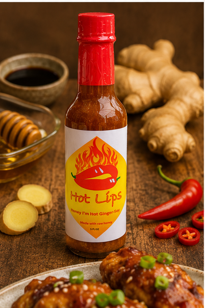 Hot Lips Honey I'm Hot Ginger Soy