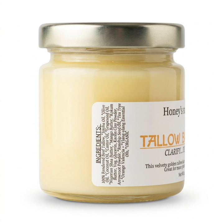 Honey's Scented Co. Tallow Glow Balm – Nature’s Timeless Skincare Secret