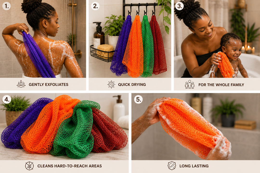 Honey's Scented Co. African Exfoliating Net Sponge