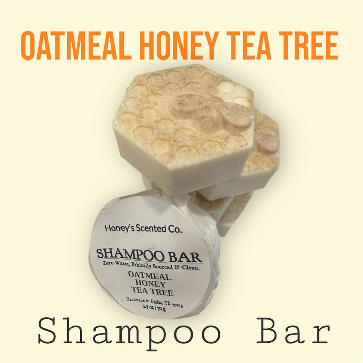 Honey's Scented Co. Zero Waste, Ethically Sourced & Clean Organic Shampoo Bar Bundle (2 pack)