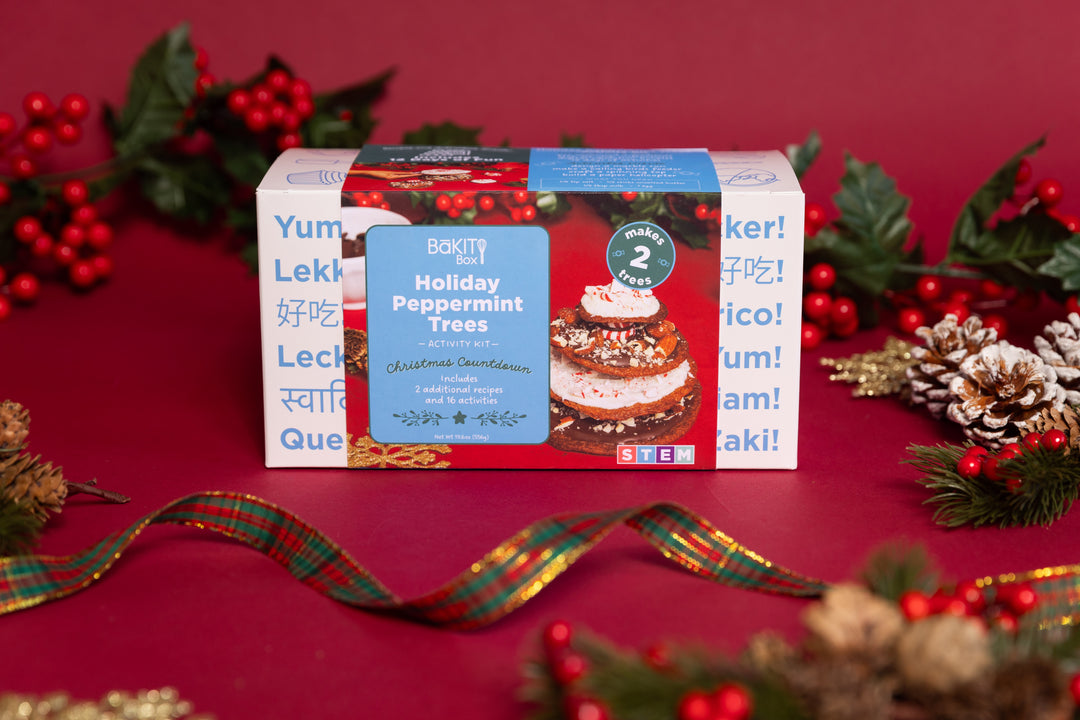 BāKIT Box Holiday Peppermint Trees 12 Days of Christmas STEM Activity Kit