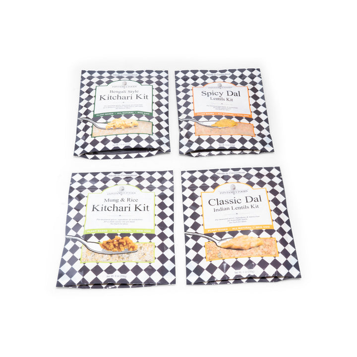 Jain Family Foods 4 Flavor Pack - Dal & Kitchari