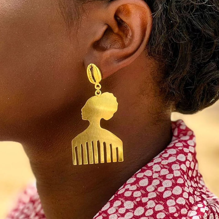 Jamm & Joy Afo Kom Earrings
