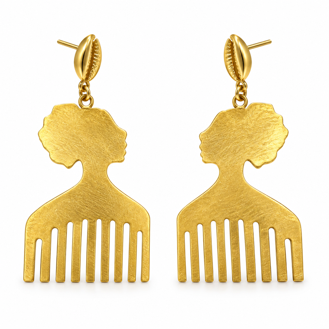 Jamm & Joy Afo Kom Earrings