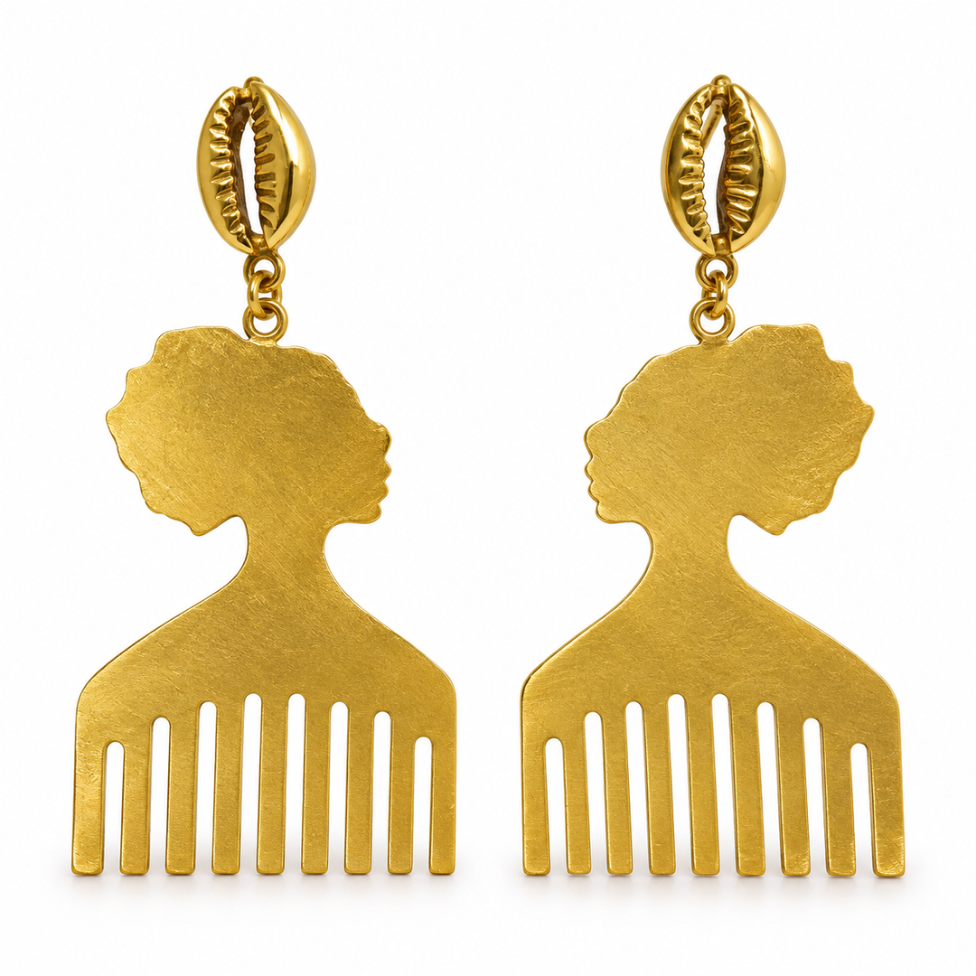 Jamm & Joy Afo Kom Earrings