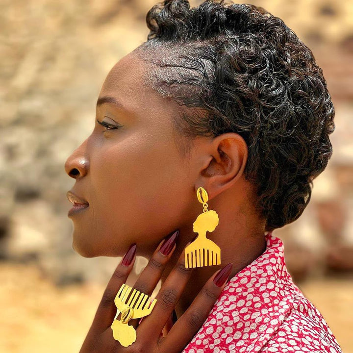 Jamm & Joy Afo Kom Earrings