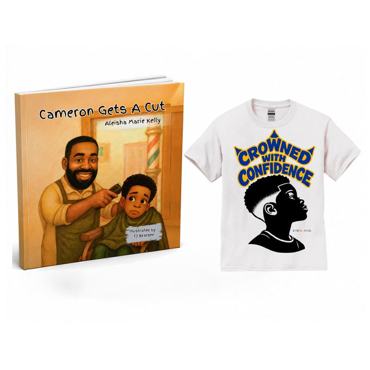 3 Kool Kings Cameron Gets a Cut Book (Paperback) With Bonus 3 Kool Kings T-shirt