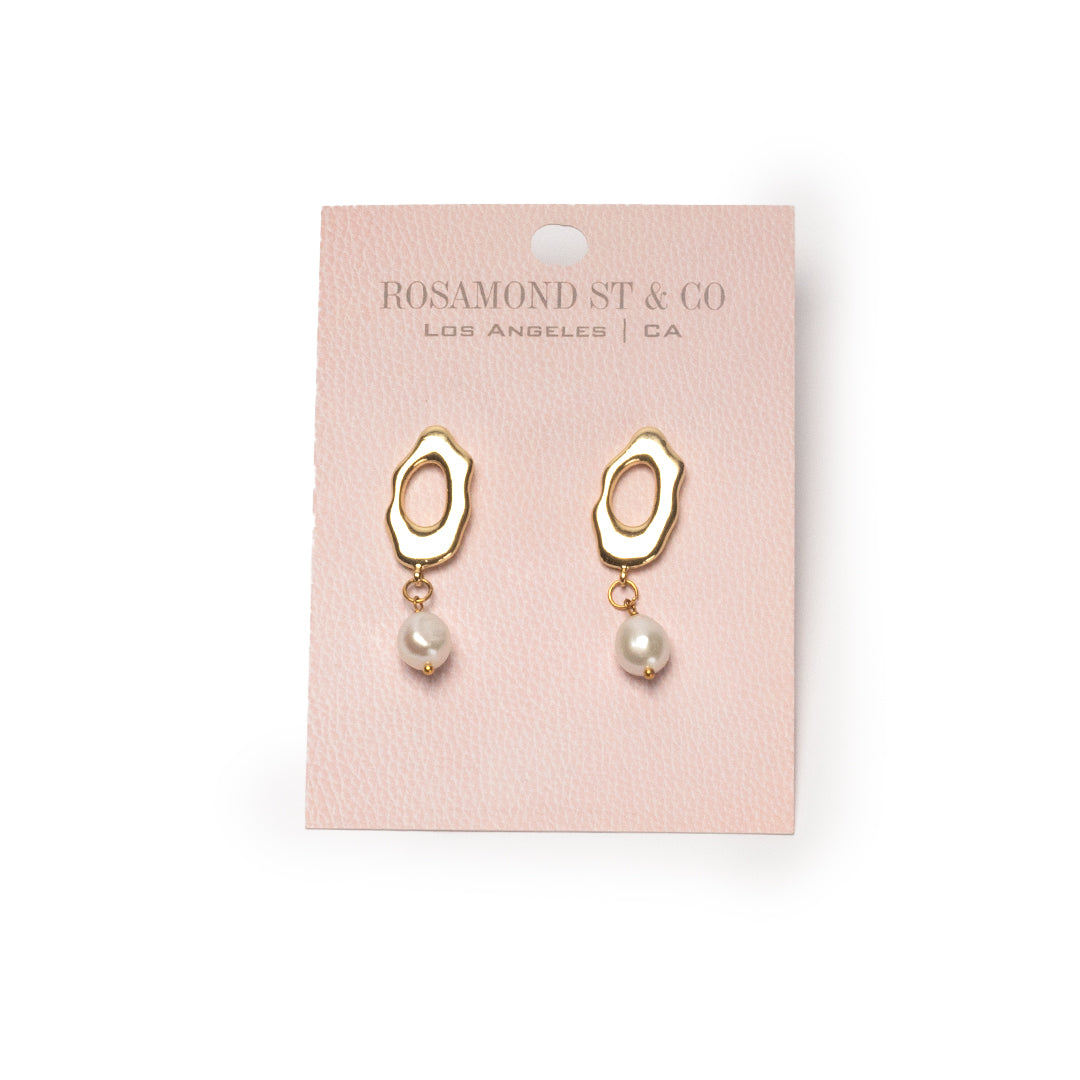 Rosamond St & Co. Grotto Pearl Earrings