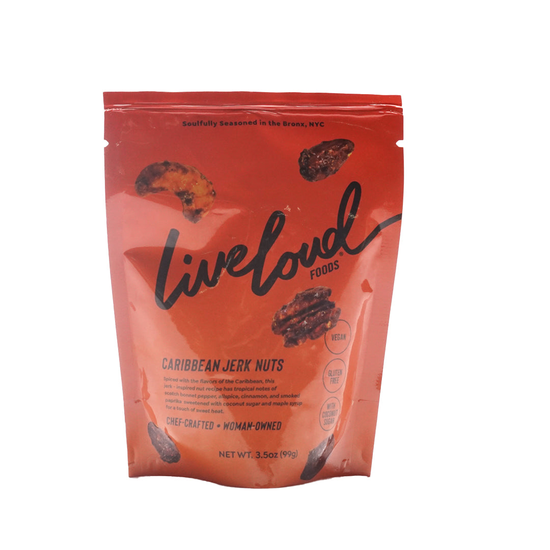 Live Loud Foods Caribbean Jerk Mixed Nuts