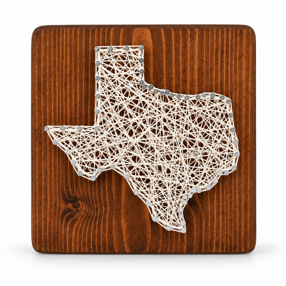 Lil Bits of Mona – Texas DIY String Art Kit