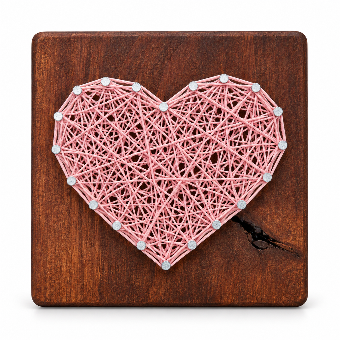 Lil Bits of Mona – Heart DIY String Art Kit