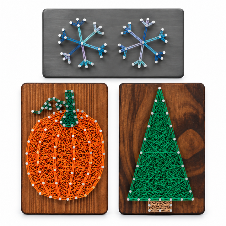 Lil Bits of Mona – Holiday DIY String Art Kit Bundle