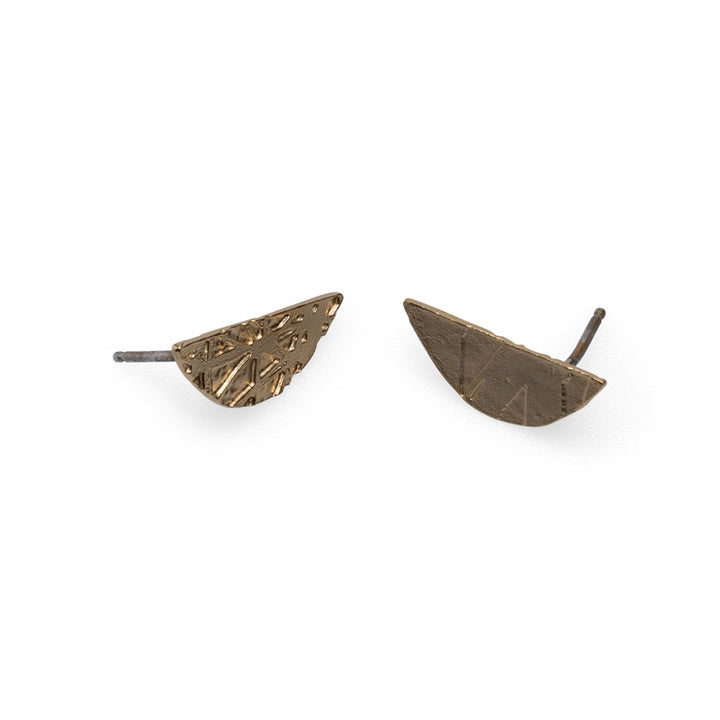 Lingua Nigra Scattered Moon Half Circle Earring