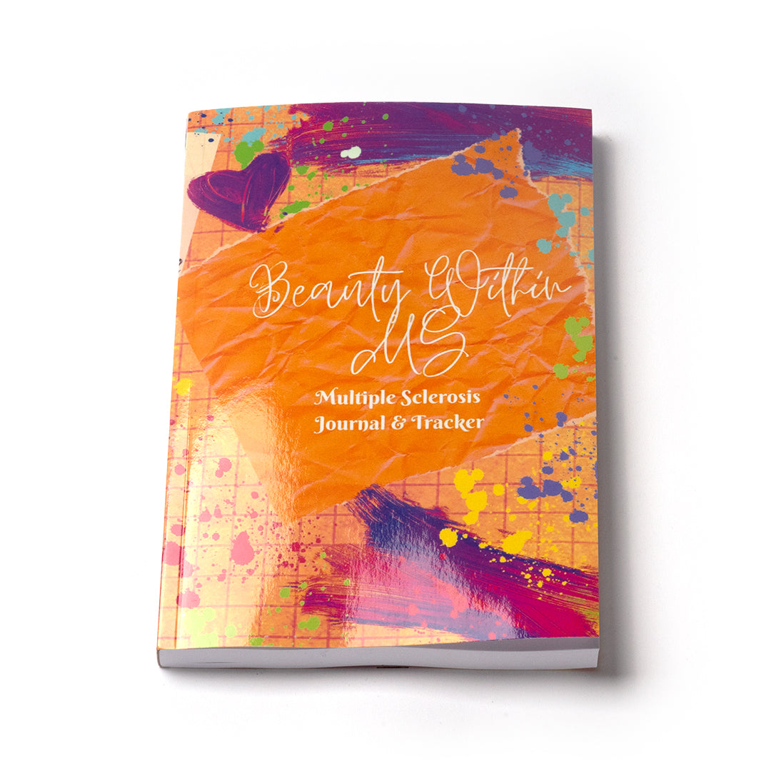 Belle Book Studio: Beauty within MS Mulitple Sclerosis Journal and Tracker [Orange]