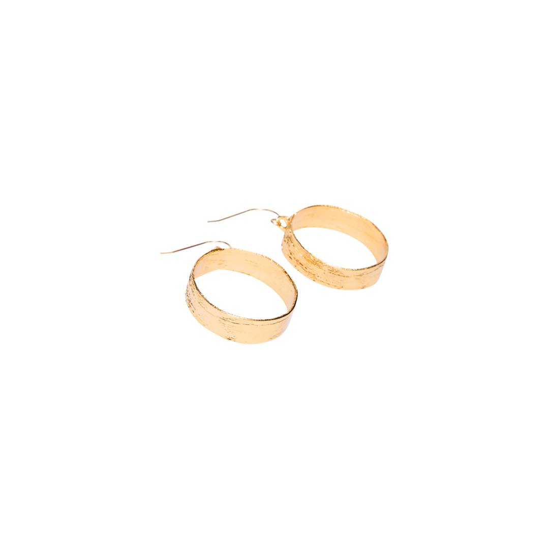 Lingua Nigra Poetic Hoop Earrings