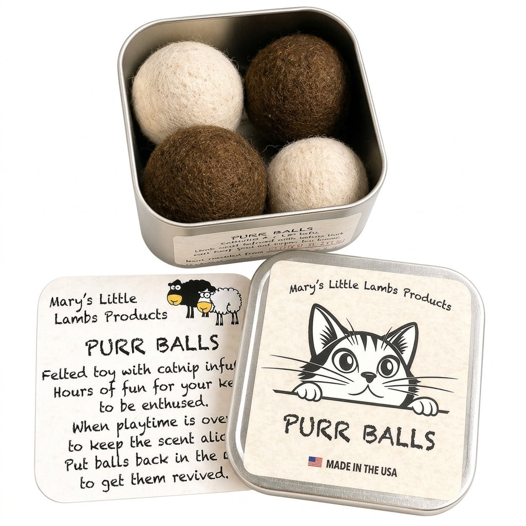 Mary's Little Lambs Purr Balls Cat Toy