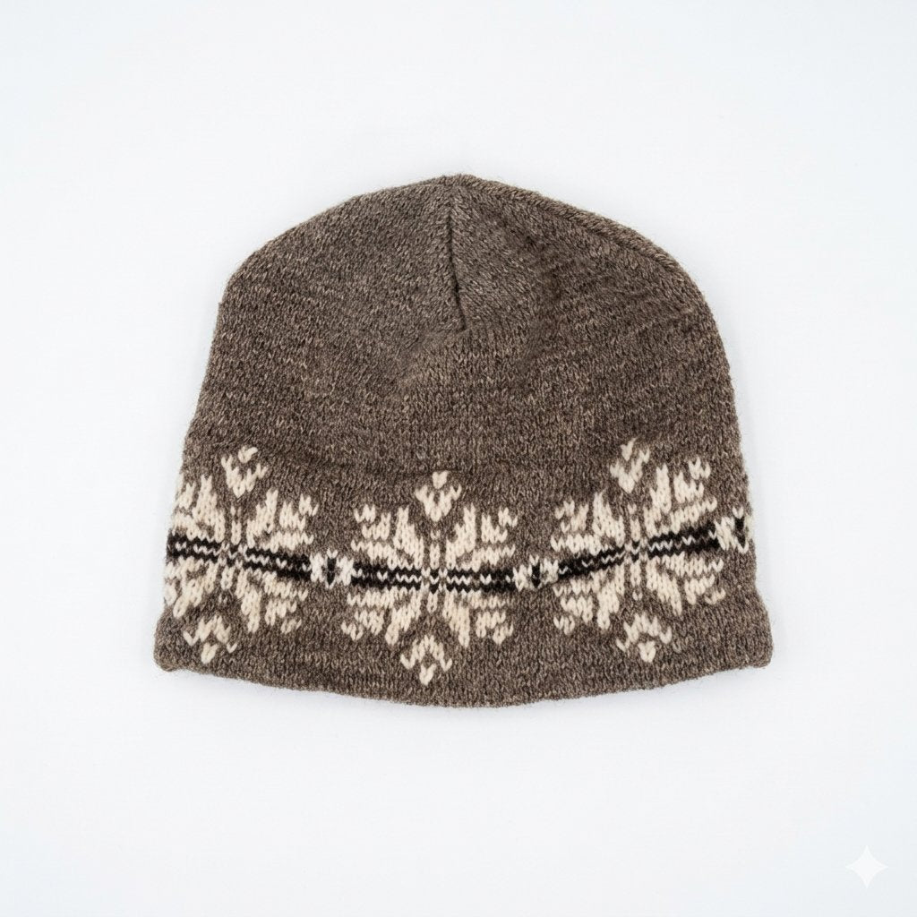 Mary's Little Lambs Products Cozy Snowflake Beanie