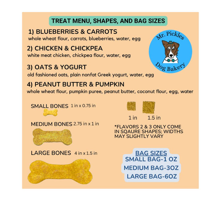 Mr. Pickles Dog Bakery Oat & Yogurt Dog Treats