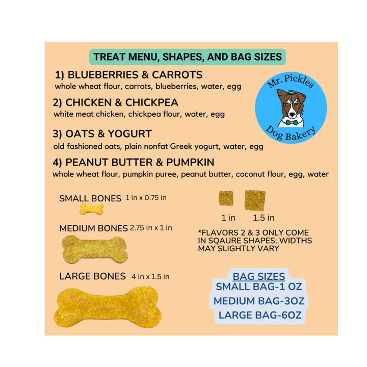 Mr. Pickles Dog Bakery Chicken & Chickpea Dog Treats
