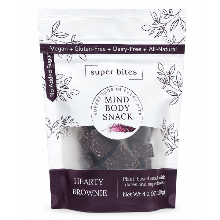 Mind Body Snack Hearty Brownie Super Bites