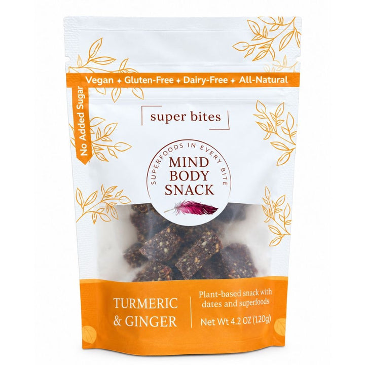 Mind Body Snack Turmeric & Ginger Super Bites