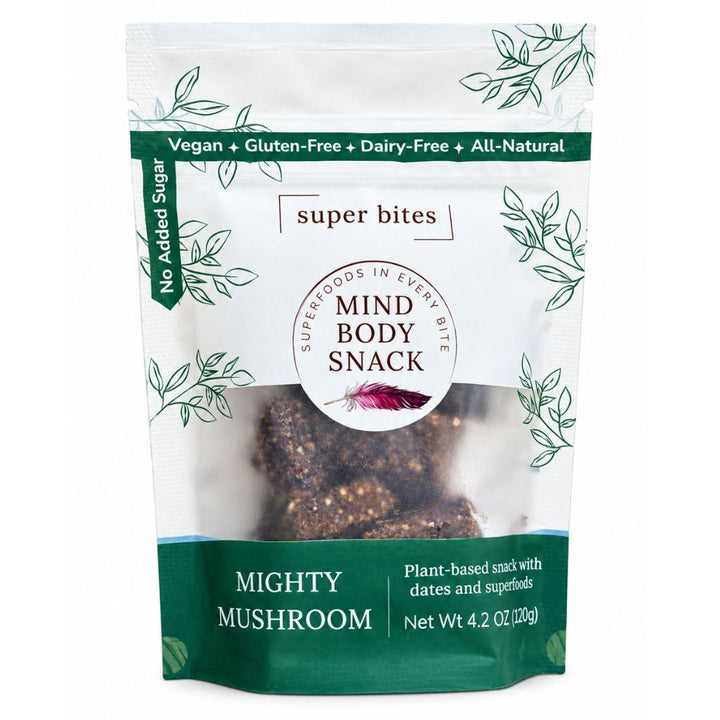 Mind Body Snack Mighty Mushroom Super Bites
