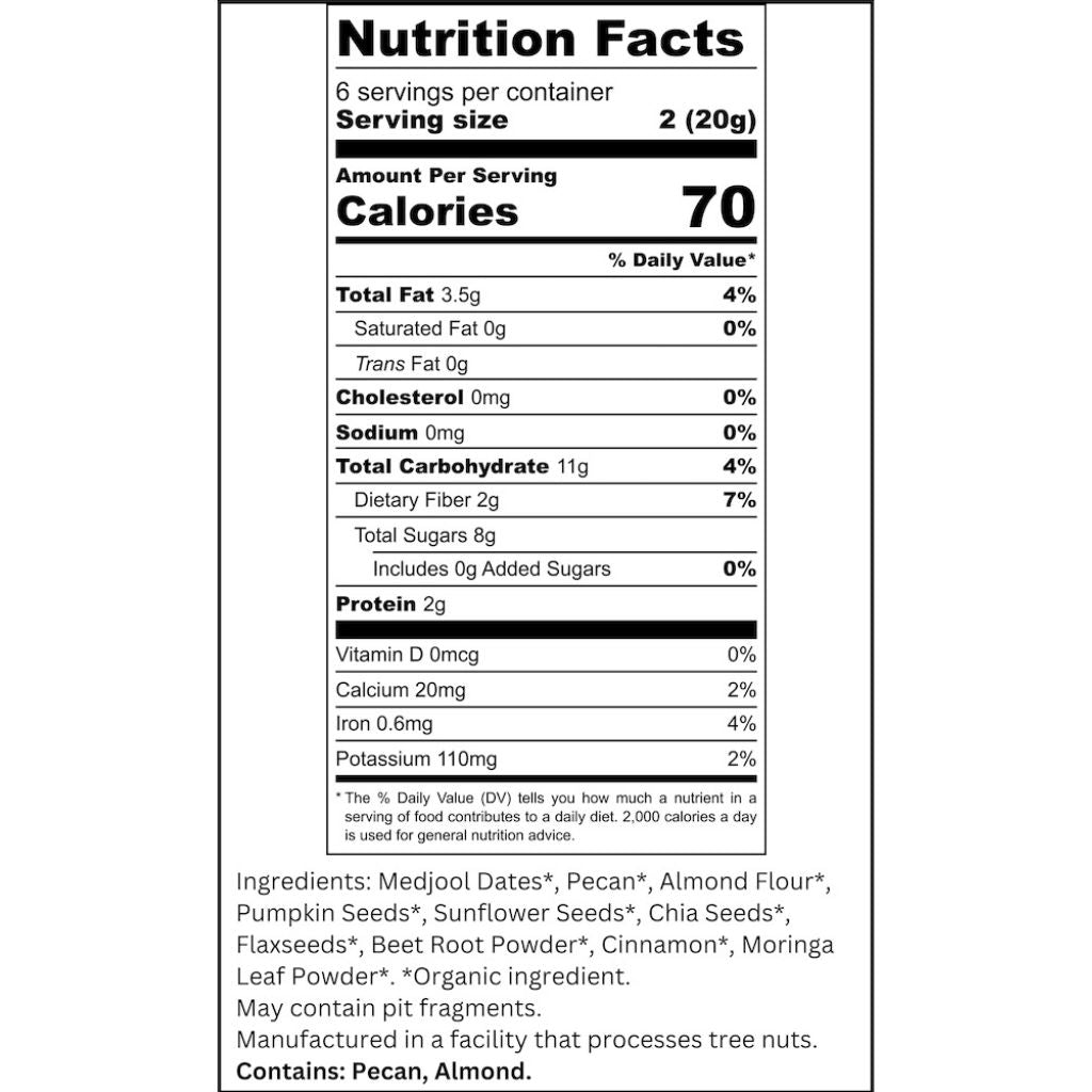 Mind Body Snack Pecan Delight Super Bites